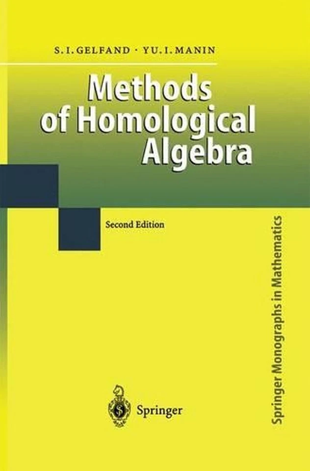 Methods of Homological Algebra by Sergei I. Gelfand (English) Paperback Book - Image 1 of 1