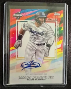 2022 Topps Pro Debut - Future Cornerstones Auto #FC-JD Jasson Dominguez /99  - Bild 1 von 2