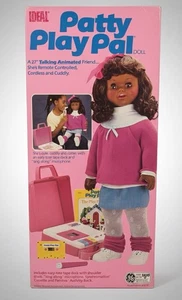 "Muñeca parlante Ideal Patty Play Pal 27"" AA con caja accesorios sellados sin probar" - Imagen 1 de 7