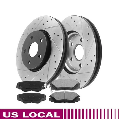 Kit de rotores traseros y pastillas de freno para Chevrolet Equinox GMC Terrain 2010-2016 2017 Foto 1 de 4