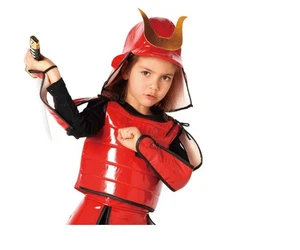 Kinder Rüstung Kämpfer S Rüstung Samurai Halloween Cosplay Kostüm süß aus Japan - Bild 1 von 1