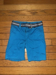 Nautica Boys Blue Shorts With Belt Size 4 - Picture 1 of 1