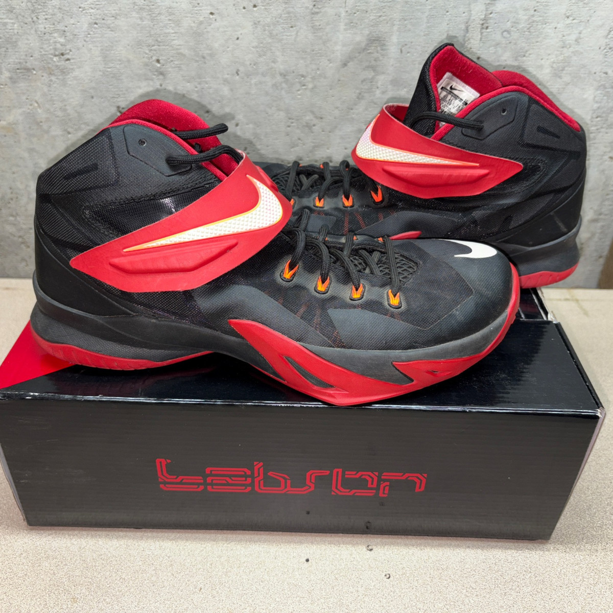 Nike LeBron Soldier 8 Black University Red for Sale Nike LeBron Soldier 8 Black University Red for Sale