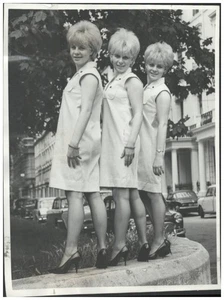 C1259/ Three Bells UK Popgruppe Schwestern aus Merseyside Foto 22 x 16,5 cm 1965 - Bild 1 von 2