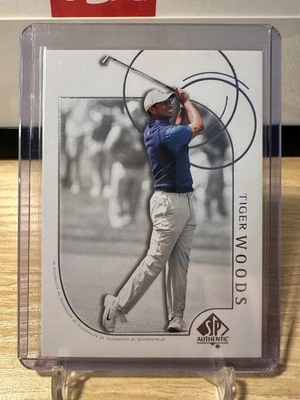 Tiger Woods 2021 SP Authentic 2001 Retro Tribute #01-TW NM-MT+ - Image 1 of 2