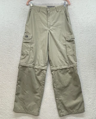 Pantalones de carga Quiksilver para niños 29x18 convertibles con cremallera para senderismo al aire libre Foto 1 de 4
