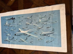 Vintage Aviation Posters 2 Separate Posters In Set - Picture 1 of 11