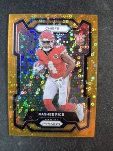 Rashee Rice 2023 Panini Prizm Orange Disco Rookie RC 350 Kansas City Chiefs NFL - Picture 1 of 2