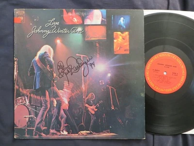 Johnny Winter-"And...Live" LP,Signed By Rick Derringer,Rock And Roll,Blues,EX/NM - Image 1 of 4