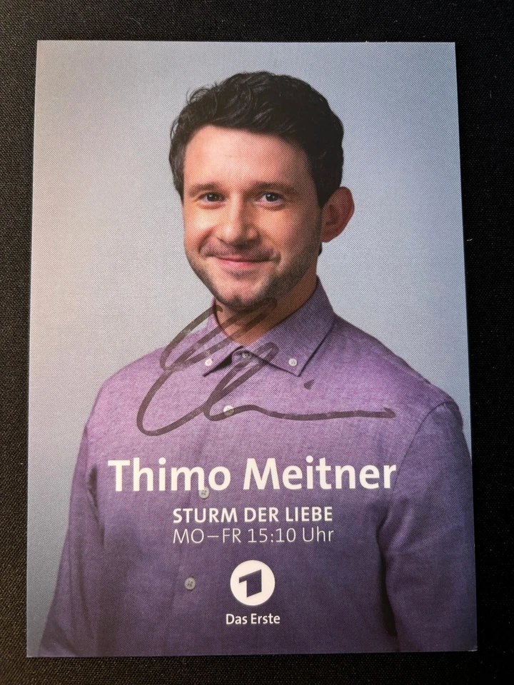 Thimo Meitner #2 - Sturm der Liebe - Autogrammkarte - original signiert - Bild 1 von 1