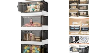 Storage Bins with Lids - 192QT Large Plastic Storage Bins Closet Organizers - Picture 1 of 6