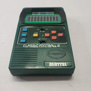Vintage Mattel Classic Football 2 Handheld Video Game 2002 Tested works *READ* - Picture 1 of 9