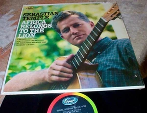 SEBASTIAN TEMPLE Africa Belongs To The Lion CAPITOL Orig IN SHRINK Folk WORLD Lp - Picture 1 of 2