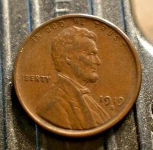 1919-S Lincoln Wheat Cent 1c. (#8604) - Picture 1 of 2