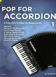 Akkordeon Noten : Pop for Accordion 1 - 8 Pop Hits - leichte Mittelstufe - Bild 1 von 4