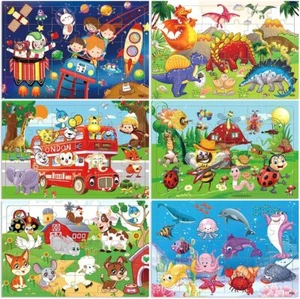 Wooden Jigsaw puzzles for kids ages 3-5 Year Old 30 Piece Colorful Wooden Puz... - Picture 1 of 7
