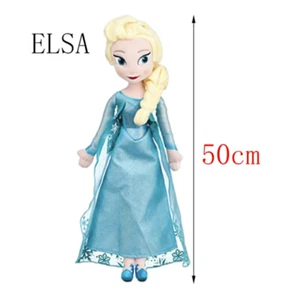 50CM Frozen Disney Elsa Plush Doll Soft ToyKids Hug Plushies Gifts - Picture 1 of 5