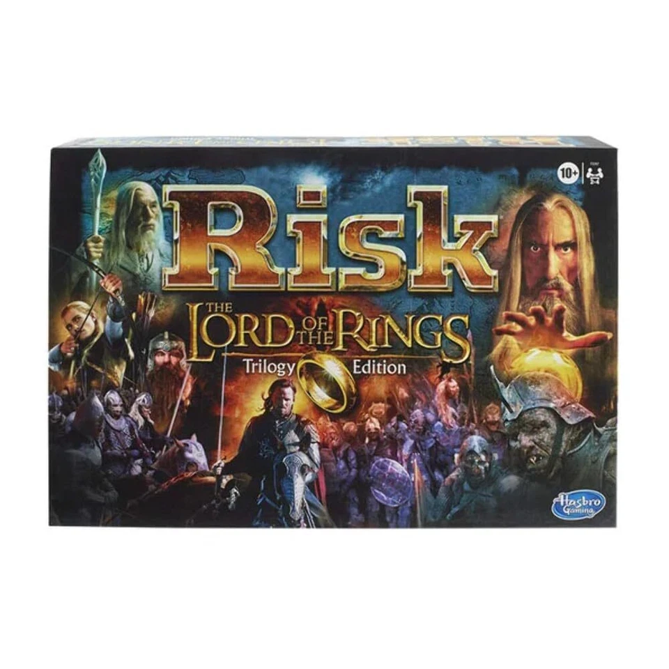 	Hasbro Gaming Risk The Lord of The Rings Trilogy Edition Strategy Family Board	 - Image 1 of 3