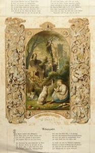 C. SCHEUREN (1810-1887), zu Geibels Mittagszauber, Lithographie Romantik - Bild 1 von 5