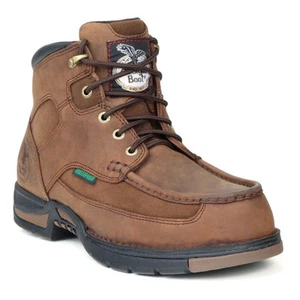 Botas de Trabajo Georgia para Hombre Marrón 6" Puntera de Acero Impermeables G7603 - Imagen 1 de 6