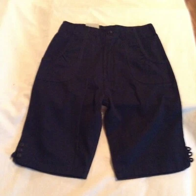 Girls New Size 16 Genuine Kids uniform shorts long blue adjustable waist  - Image 1 of 4