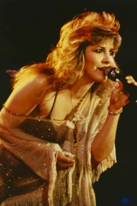Stevie Nicks Busty Cleavage Pose Singing In Concert 1980'S 24X18 Poster - Picture 1 of 1