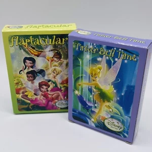 Disney Fairies Flaptacular & Tinker Bell Time Playing Cards Games - Picture 1 of 8