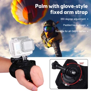 Hand Strap Wrist For Go Pro Hero 9 8 7 6 5 4 3 360° Rotation Mount Action Camera - Picture 1 of 12