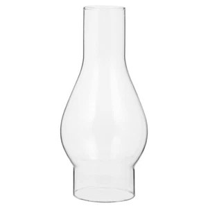 Vintage Oil Lamp Shade Clear Oil Lamp Chimney Glass Kerosene Lamp Chimney UK - Picture 1 of 12