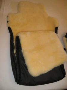 Lammfell Schlafsack u Muff für Kinderwagen - Schäferei Engel medizinisch gegerbt - Bild 1 von 13
