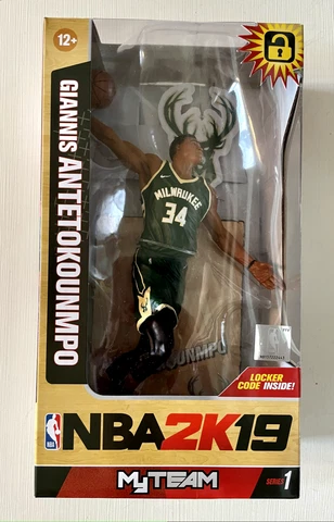 McFarlane Toys NBA 2K19 Series 1 Giannis Antetokounmpo Action Figure New in Box Cover