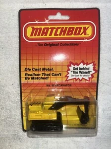 Matchbox Excavator MB32 Yellow Die Cast Diecast Vintage 1983 NIP - Picture 1 of 8