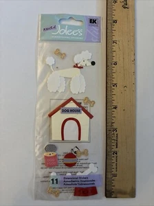 Vintage Touch of Jolee's Poodle DOG House Theme Stickers 64458 FAST ship! - Picture 1 of 1