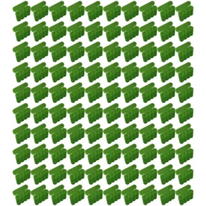 100 GREEN AA AAA BATTERY BATTERY PLASTIC STORAGE CASE HOLDER BOX USA SHIP - Picture 1 of 4