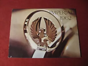 Folleto de ventas Chrysler Imperial 1962 - original - Imagen 1 de 3