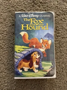 RARE Disney “The Fox and the Hound” VHS Black Diamond Collection #2041 Clamshell - Picture 1 of 4