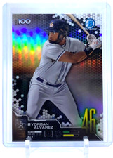 2019 Bowman Yordan Alvarez Scouts Top 100 Chrome #BTP-46 Astros