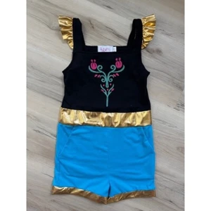LiluTots Anna Inspired Romper Disney Princess Outfit 4/5Y - Picture 1 of 6