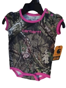 Carhartt Infant Girls Camuflaje Roble Mossido Rosa Una Pieza Talla 6 Meses Nuevo con Etiquetas - Imagen 1 de 2