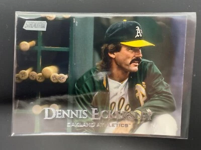 2019 TOPPS STADIUM CLUB BASEBALL DENNIS ECKERSLEY 174 OAKLAND ATHLETICS - Image 1 of 2