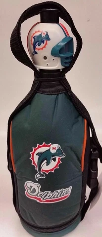 NFL Miami Dolphins Water Bottle & Tote, NEW Cover
