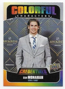 19/20 UPPER DECK CREDENTIALS COLORFUL CHARACTERS Sean Monahan #CC5 - Picture 1 of 1