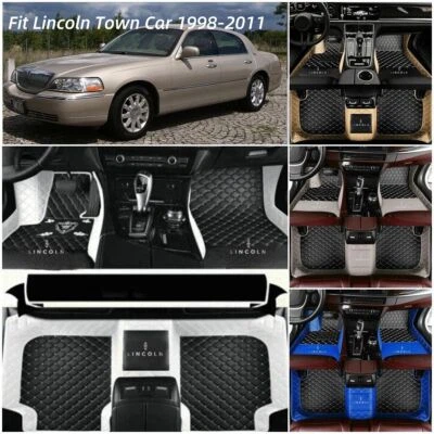 Alfombrillas para coche Lincoln Town Car de lujo 1998-2011 impermeables Foto 1 de 4
