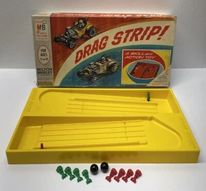 Vintage Milton Bradley 1965 Drag Strip Racing Game - Picture 1 of 9