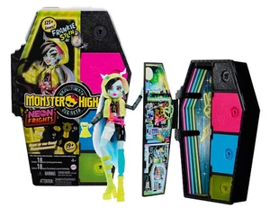 Monster High Skulltimate Secrets Neon Frights Frankie Stein Muñeca 12" con 18 Acc - Imagen 1 de 1