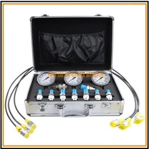 SINOCMP Common Hydraulic Pressure Testing Tool Excavator, Hydraulic Pressure Kit - Picture 1 of 6