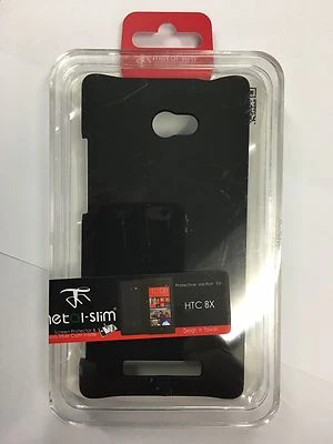 HTC 8X C625B Fitted Hard Case Black by Metal-Slim Free Screen Protector included - Image 1 of 4