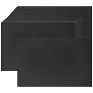 50 Pack 5x7 Black Cardstock Paper Blank Thick Heavyweight 92lb Card Stock for... - Picture 1 of 7