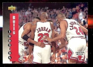 1993-94 Upper Deck "Chicago Bulls Schedule" Michael Jordan Pippen #213 (M) - Picture 1 of 1