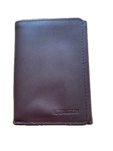 Billetera ligera delgada de cuero para hombre con soporte para tarjetas de crédito en lata - Imagen 1 de 5